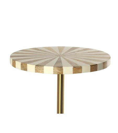 KARE stolik DOMERO CIRQUE 25 biało-złoty