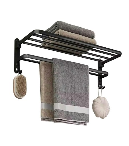 Półka prysznicowa SHP BILIA czarna