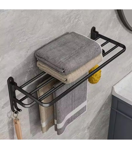 Półka prysznicowa SHP BILIA czarna