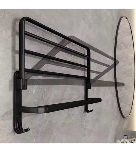 Półka prysznicowa SHP BILIA czarna