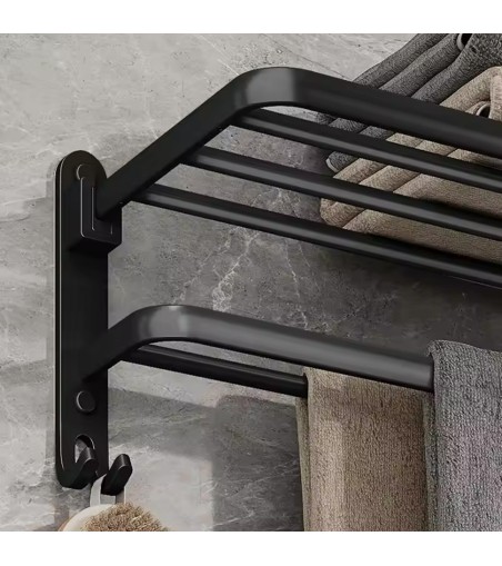 Półka prysznicowa SHP BILIA czarna