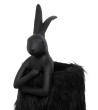 KARE lampa stołowa RABBIT FUR 50 cm       czarna / złota