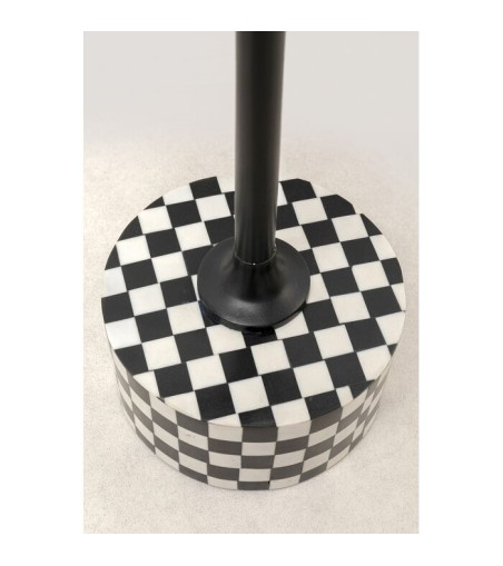 KARE stolik DOMERO CHESS 25 biało-czarny