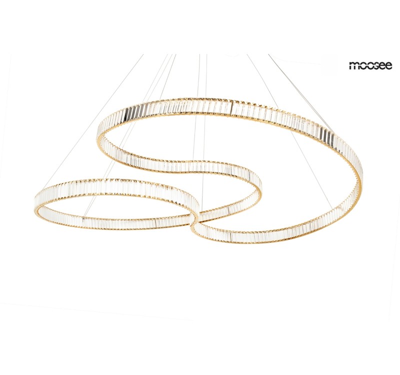 MOOSEE lampa wisząca WAVE 160A złota