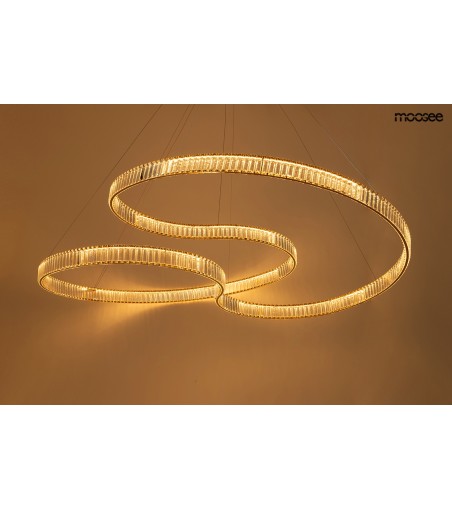 MOOSEE lampa wisząca WAVE 160A złota