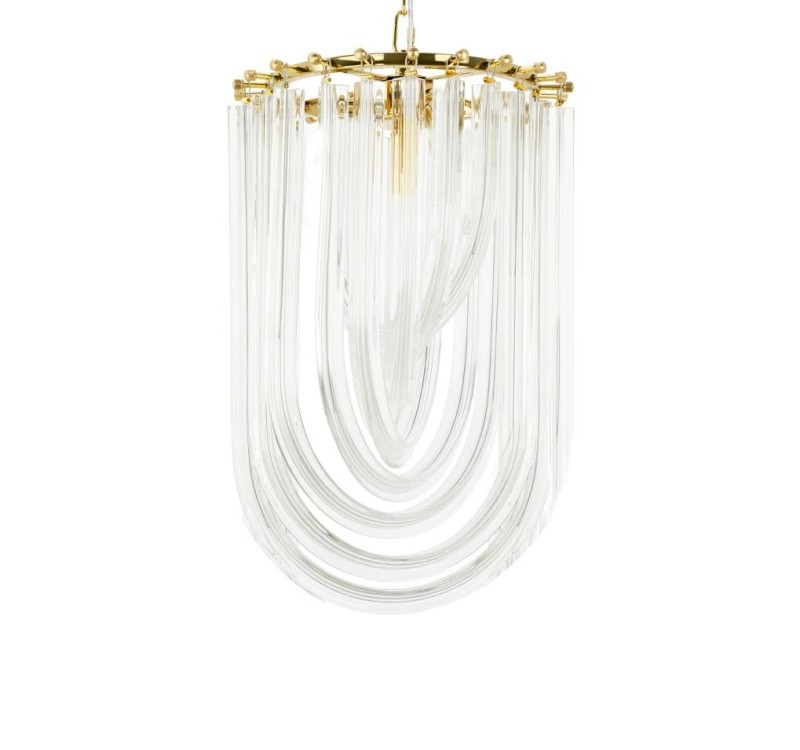 MOOSEE lampa wisząca MURANO S złota