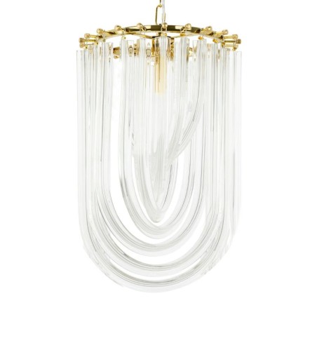 MOOSEE lampa wisząca MURANO S złota