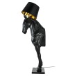 MOOSEE lampa podłogowa KOŃ HORSE STAND    M czarna - włókno szklane