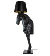 MOOSEE lampa podłogowa KOŃ HORSE STAND    M czarna - włókno szklane