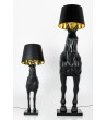 MOOSEE lampa podłogowa KOŃ HORSE STAND    M czarna - włókno szklane