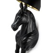MOOSEE lampa podłogowa KOŃ HORSE STAND    M czarna - włókno szklane