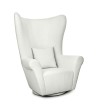 MaMaison fotel obrotowy GROSDOS biały /   chenille