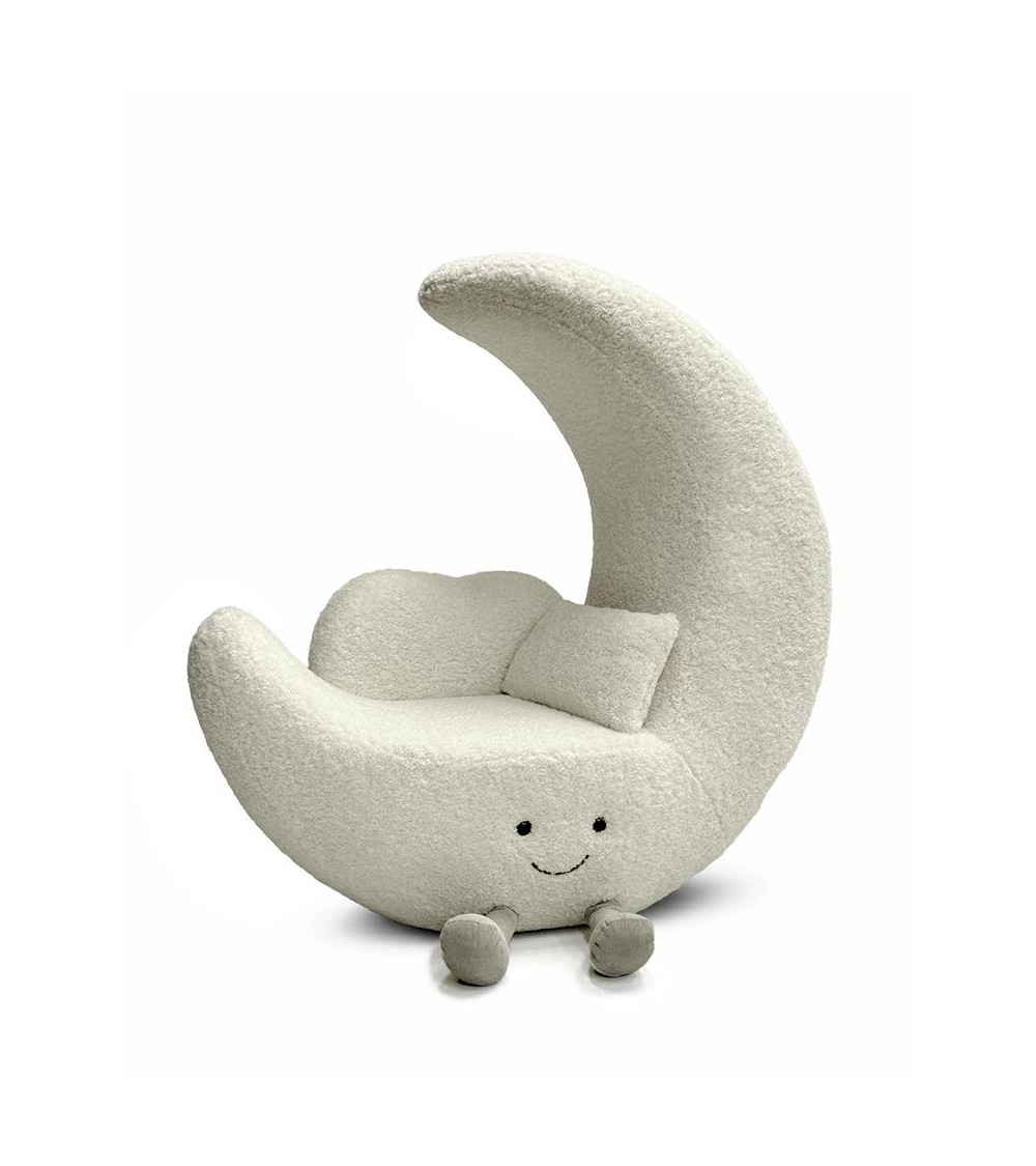 Fotel dziecięcy MOON biały