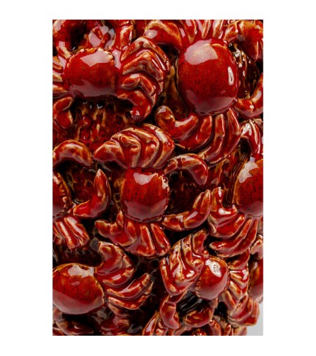 KARE wazon dekoracyjny CRABS 39 cm        czerwony