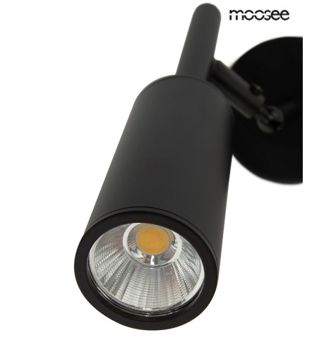 MOOSEE lampa ścienna PRISMA czarna