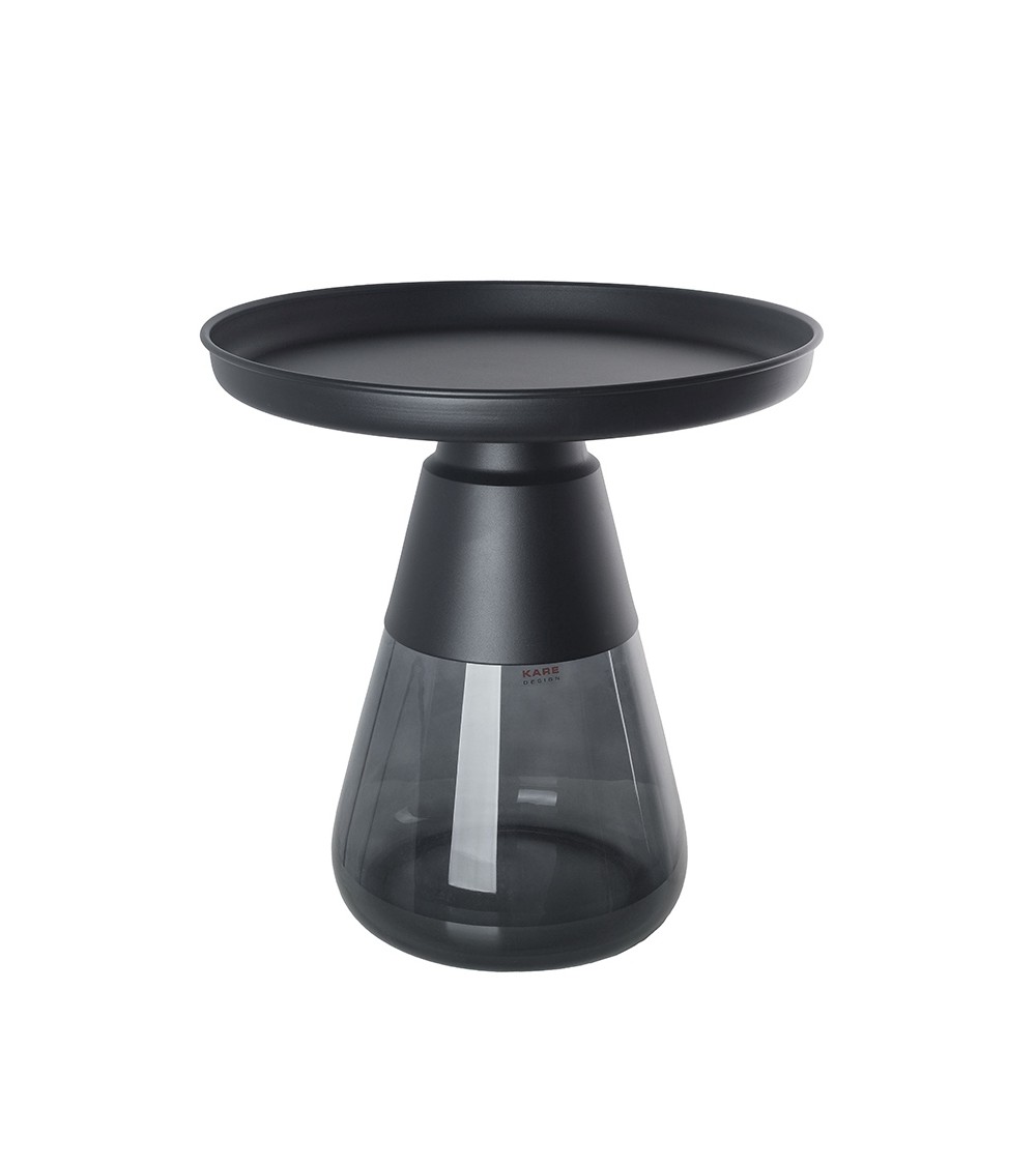 KARE stolik BOTTIGLIA SMOKE 50 czarny