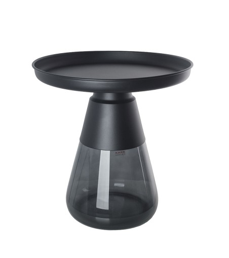 KARE stolik BOTTIGLIA SMOKE 50 czarny