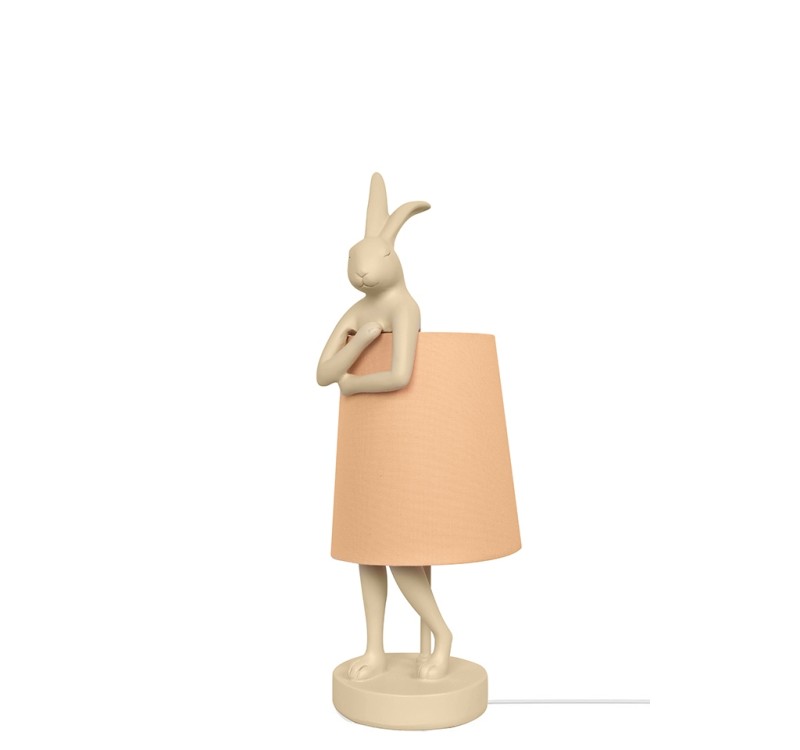 KARE lampa stołowa RABBIT PEACH 50 cm