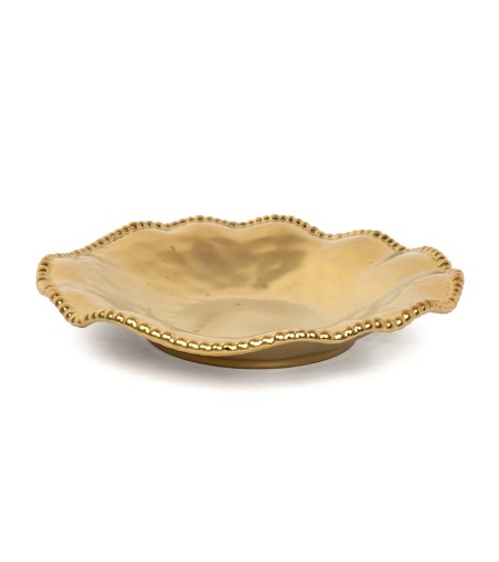 KARE komplet 2 półmisków BELL 36 cm       złoty