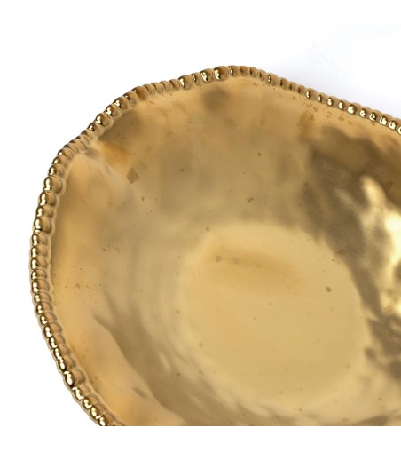 KARE komplet 2 półmisków BELL 36 cm       złoty