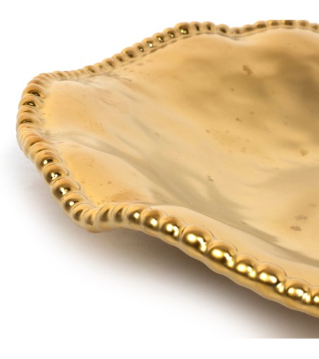 KARE komplet 2 półmisków BELL 36 cm       złoty