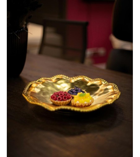 KARE komplet 2 półmisków BELL 36 cm       złoty