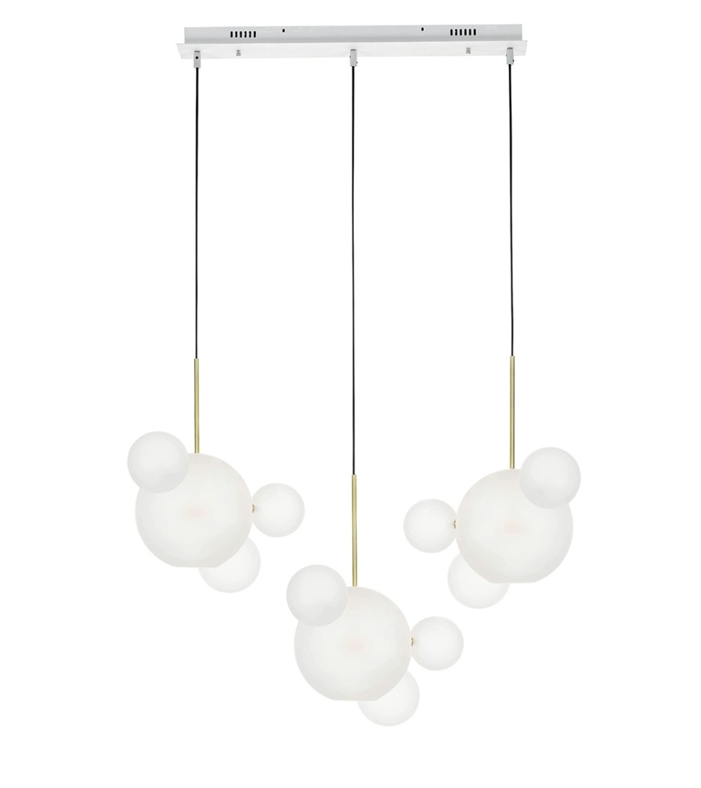 MOOSEE lampa wisząca CAPRI LINE 3 złota   / biała