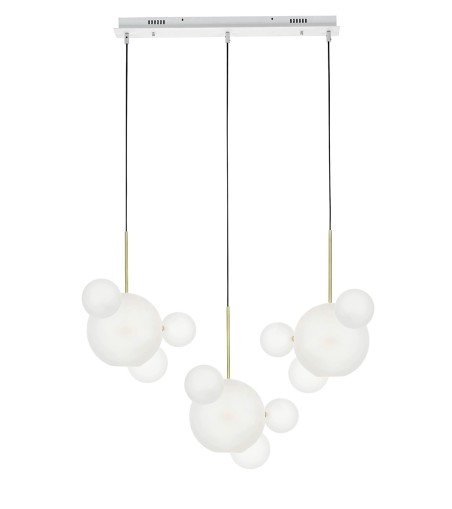 MOOSEE lampa wisząca CAPRI LINE 3 złota   / biała