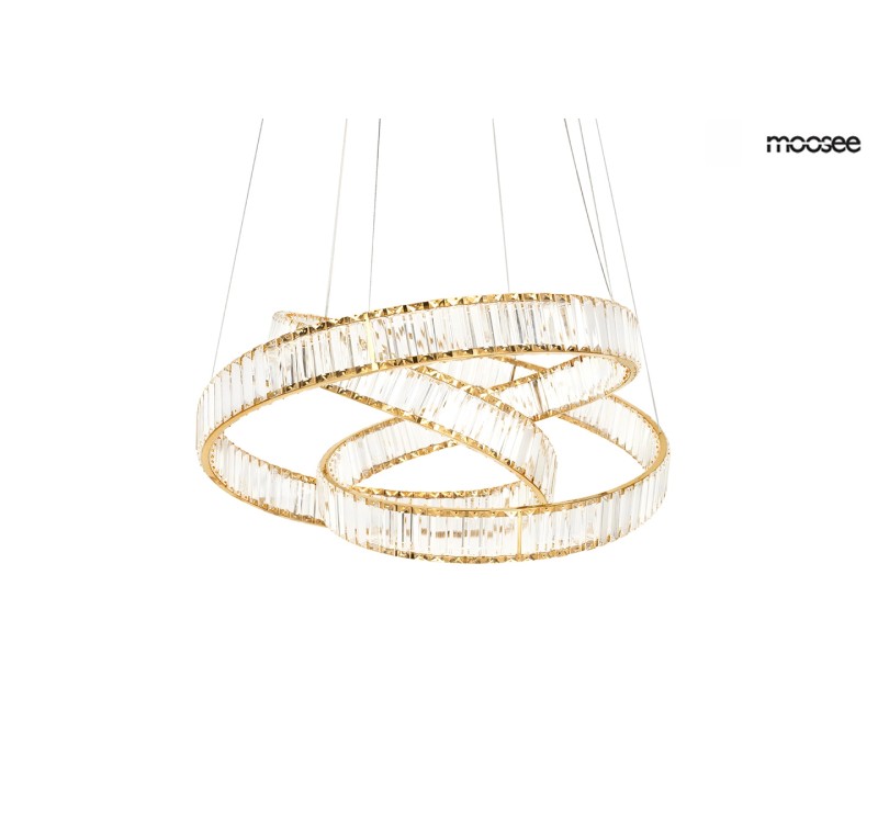 MOOSEE lampa wisząca WAVE 80 złota