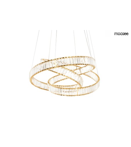 MOOSEE lampa wisząca WAVE 80 złota