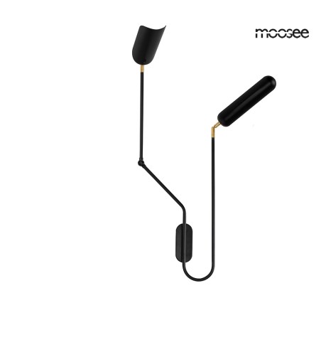MOOSEE lampa ścienna TENTA czarna