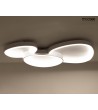 MOOSEE lampa sufitowa / plafon CELLS 3    biała
