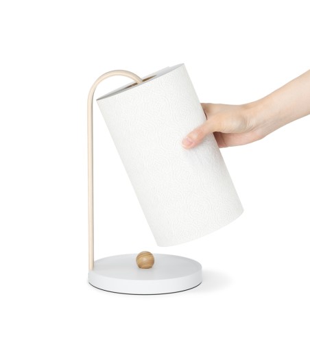 UMBRA stojak na ręcznik papierowy         BELLWOOD biały/naturalny