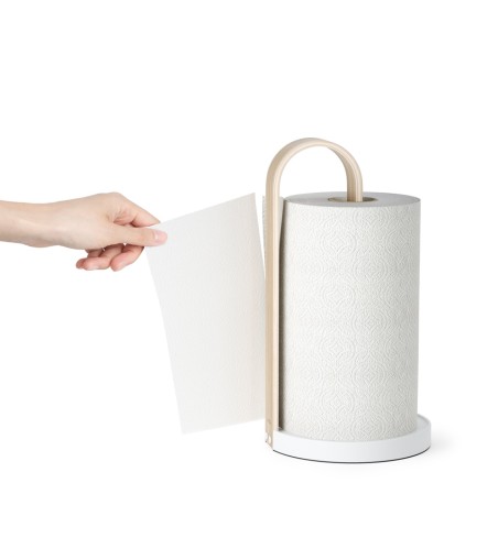 UMBRA stojak na ręcznik papierowy         BELLWOOD biały/naturalny