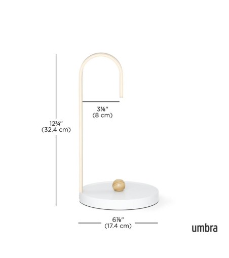 UMBRA stojak na ręcznik papierowy         BELLWOOD biały/naturalny