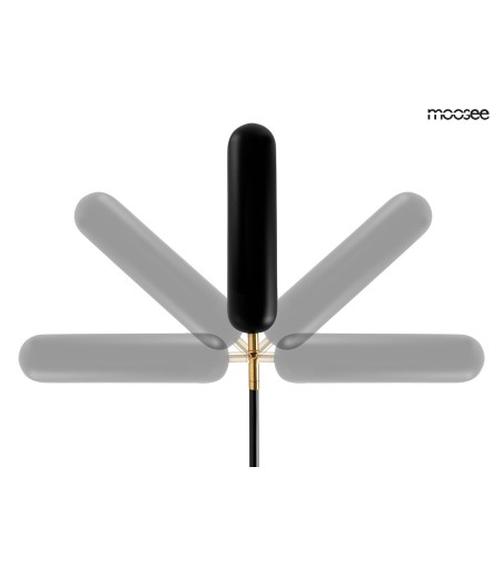 MOOSEE lampa ścienna TENTA czarna