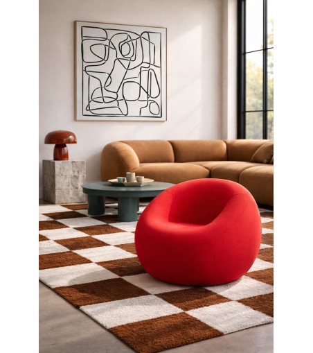 Pufa MAMMA czerwona