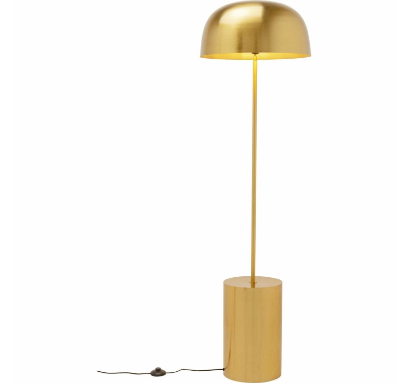 KARE lampa podłogowa LOUNGY 160 cm złota