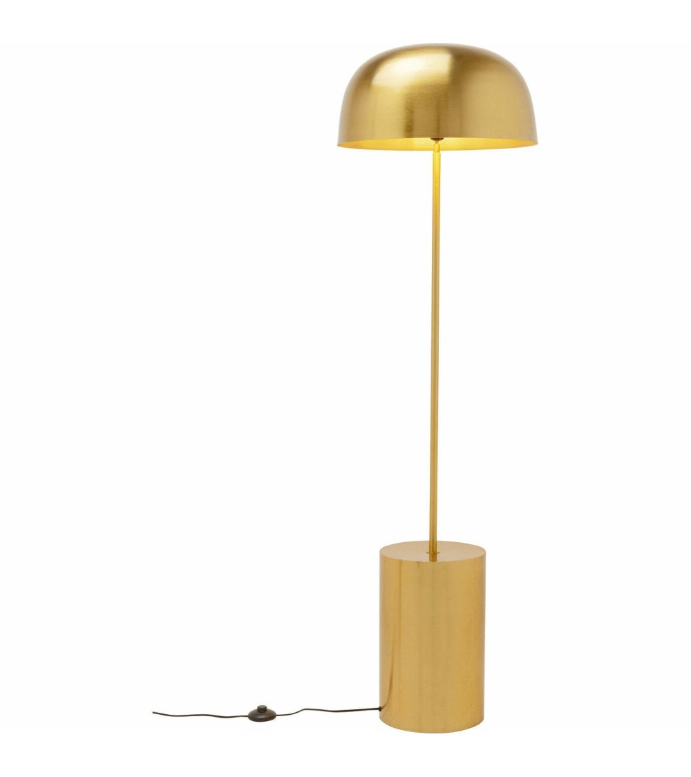 KARE lampa podłogowa LOUNGY 160 cm złota