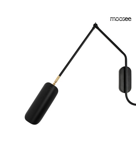 MOOSEE lampa ścienna TENTA czarna