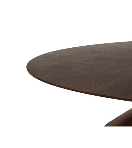 Stół UFO 240 brązowy, naturalny fornir