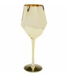 KARE komplet 4 kieliszków do wina         DIAMOND 660 ml złoty
