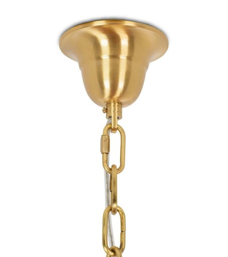 MOOSEE lampa wisząca TIFFANY 135 biała    mosiądz / naturalne pióra