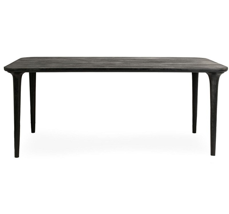 MaMaison stół jadalniany LAMINAR 200      czarny / drewno