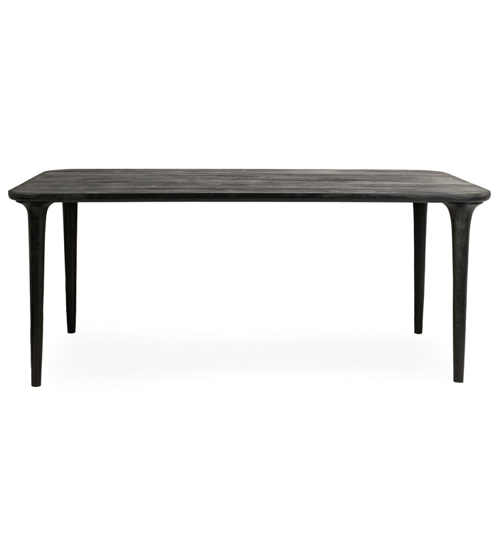 MaMaison stół jadalniany LAMINAR 200      czarny / drewno