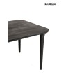 MaMaison stół jadalniany LAMINAR 200      czarny / drewno