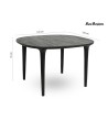 MaMaison stół jadalniany LAMINAR 120      czarny / drewno