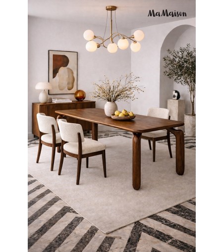 MaMaison stół jadalniany ORIZON 200       brązowy / drewno