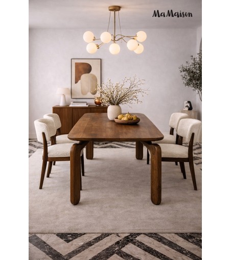 MaMaison stół jadalniany ORIZON 200       brązowy / drewno