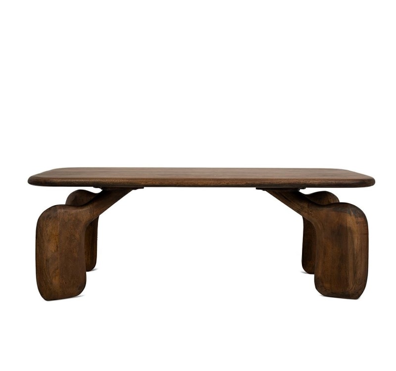 MaMaison stolik kawowy ORIZON 120         brązowy / drewno